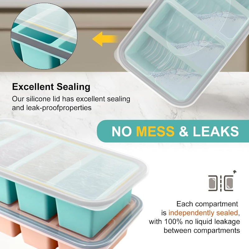 Silicone Freezer Molds with Li - Food Storage Silicone review and price