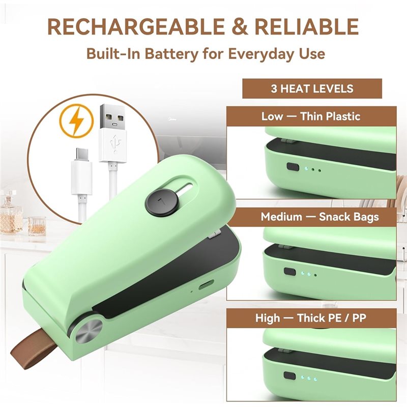 A83X-USB Rechargeable Mini Bag - Food Storage Technology review and price