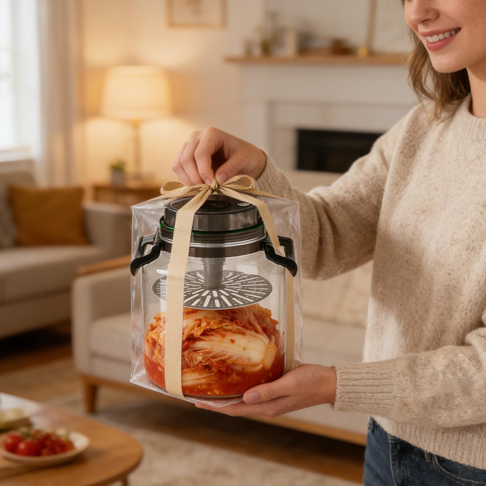 5L Glass Pickle Jar with Airti - Food Storage Glass Containers Large review and price