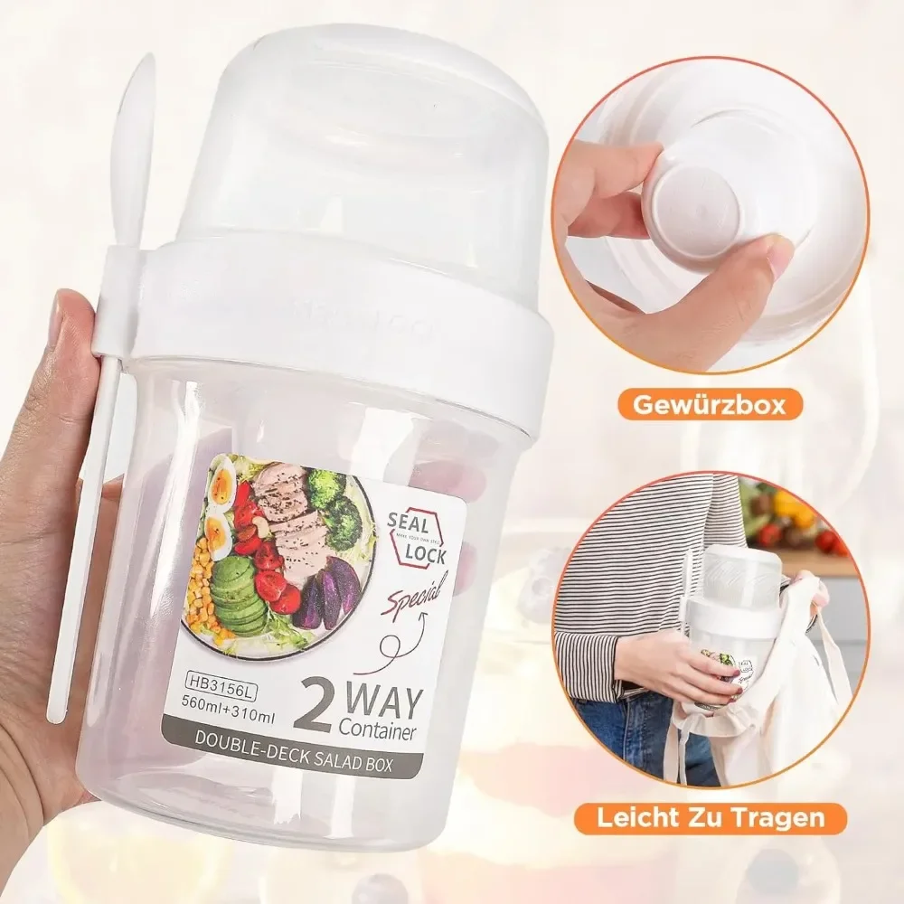 Salad Cup Breakfast Cups Porta - Food Storage Kits review and price