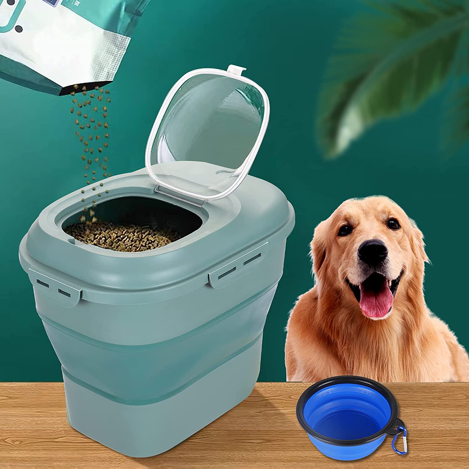 Foldable Pet Food Storage Cont - Food Storage Large Plastic Containers review and price