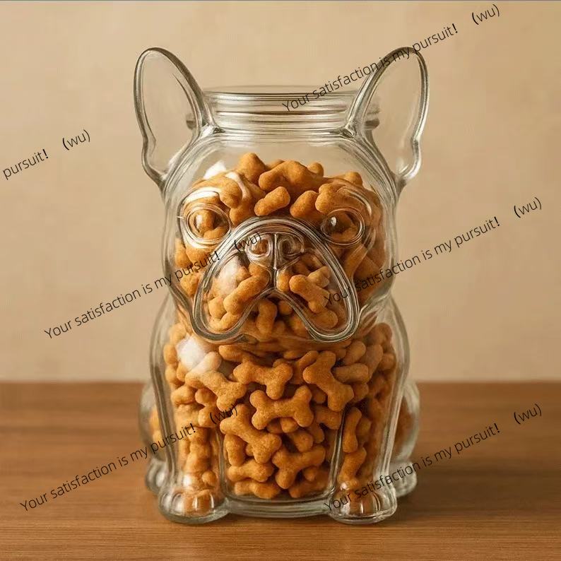 Dog Handling Container Bulldog - Food Storage Glass Containers Large review and price