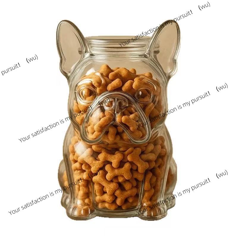 Dog Handling Container Bulldog - Food Storage Glass Containers Large review and price