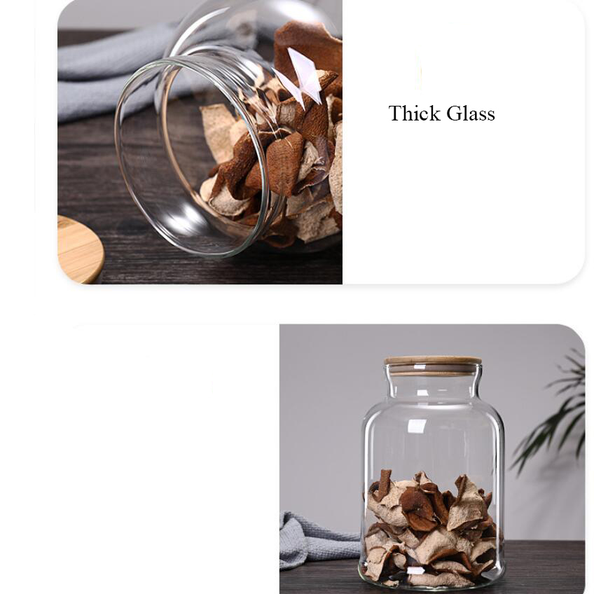 3800ml Bamboo Lid Glass Kitche - Food Storage Glass Containers Large review and price