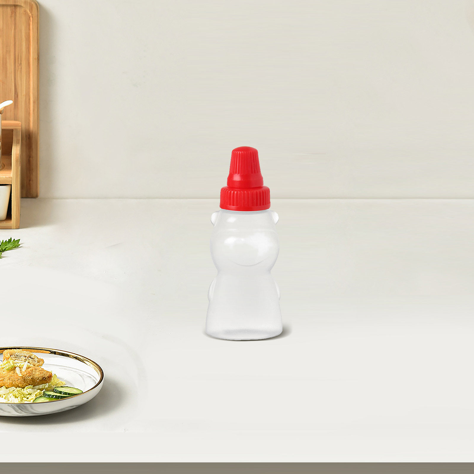 8Pcs Mini Bear Condiment Bottl - Salad Dressing Bottle review and price