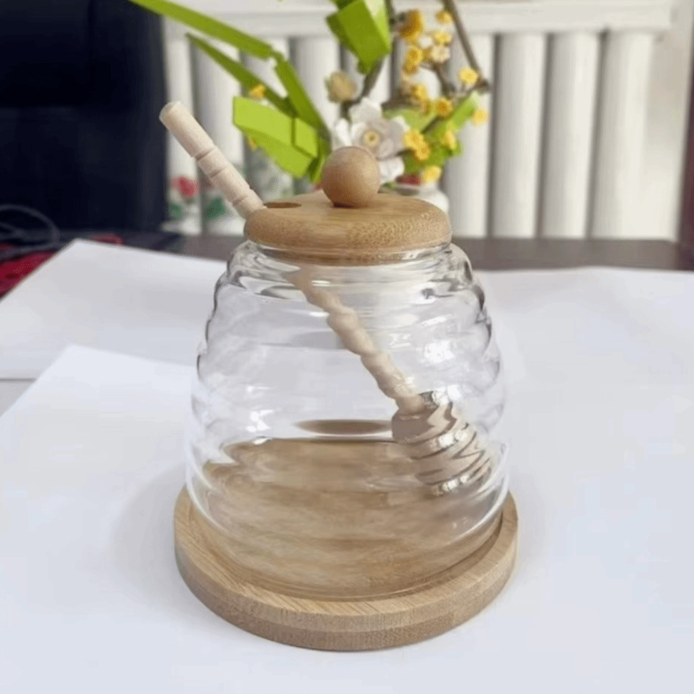 Transparent Glass Honeycomb Ta - Food Storage Set Glass review and price