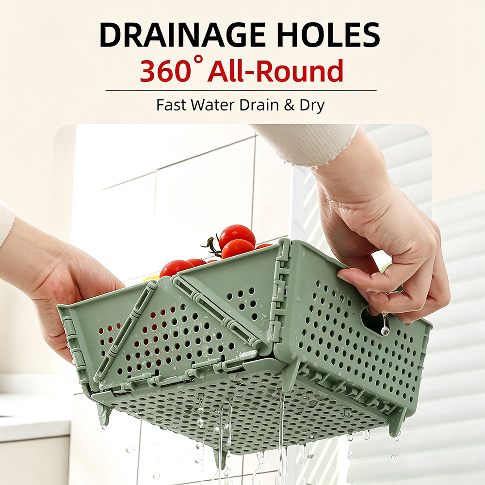 Foldable Fruit Vegetable Drain - Food Storage With Colander review and price