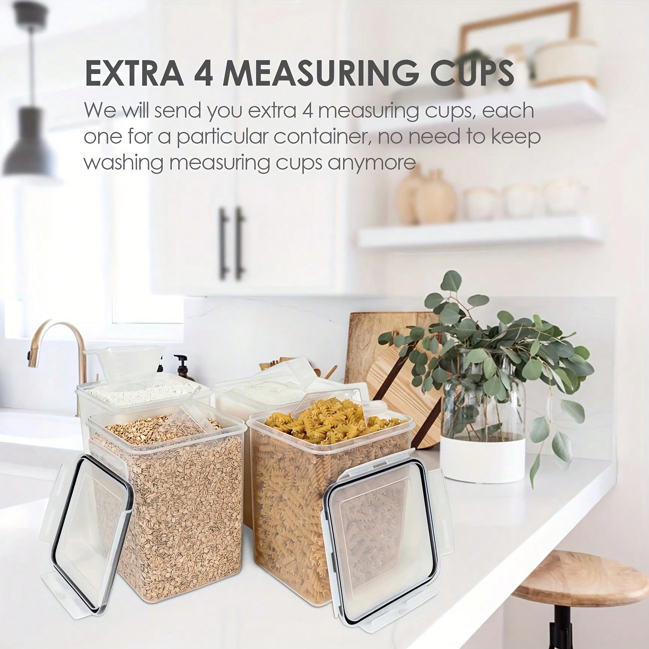 4PCS Large Food Storage Contai - Food Storage Glass Containers Large review and price