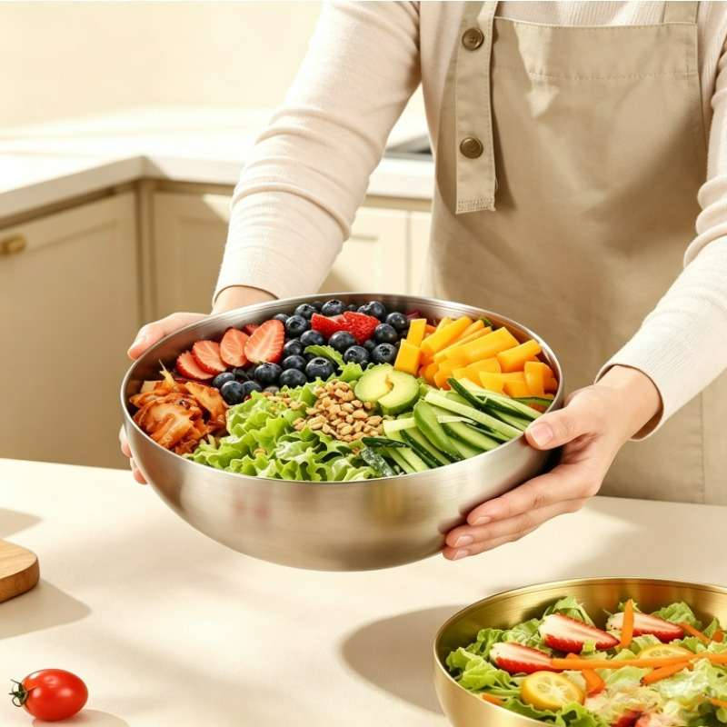 Stainless Steel Mixing Bowls M - Food Storage Eco Friendly review and price
